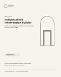 Individualized Intervention Builder