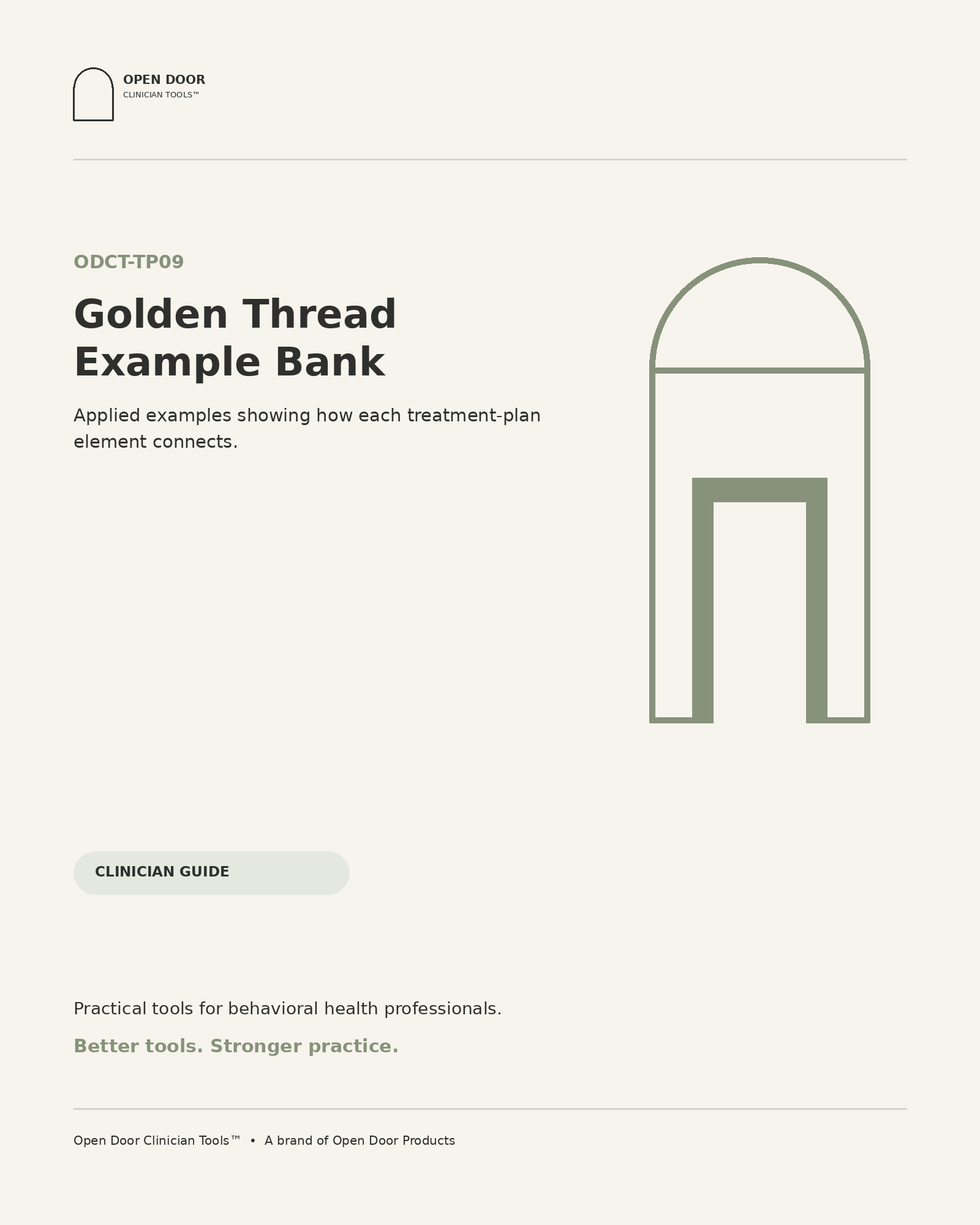 Golden Thread Example Bank